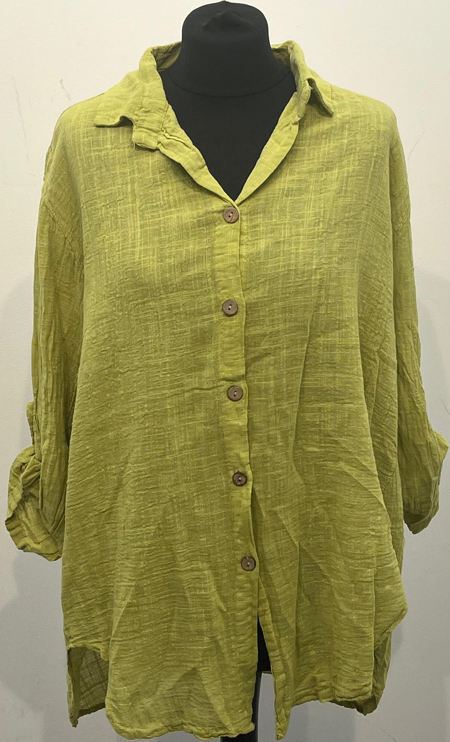Women's Solid Color V-Neck Button-Down Pocket Blouse – U-Neck Shirt for Spring & Summer