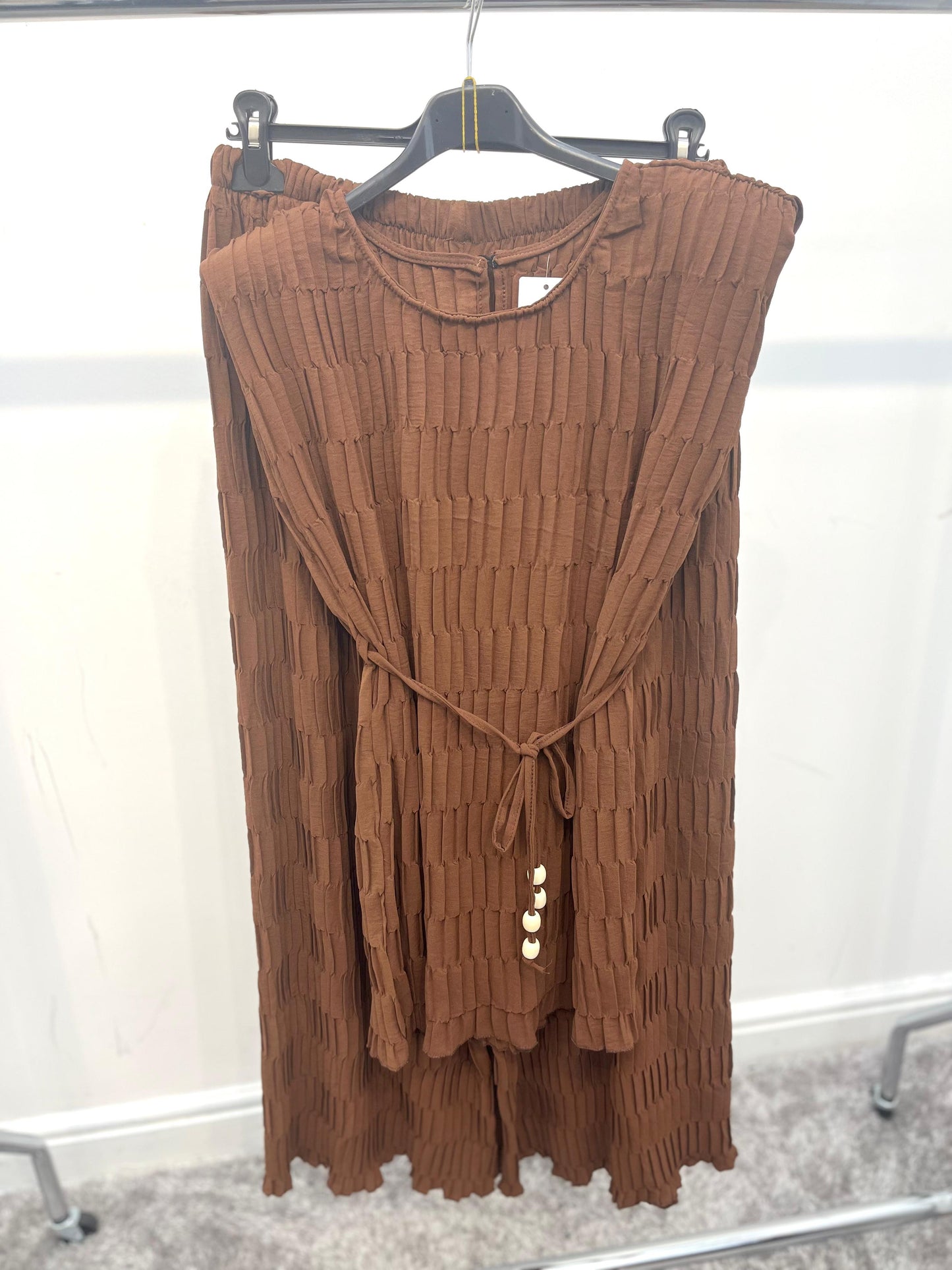 Pleated Co-ord Set Paris Collection