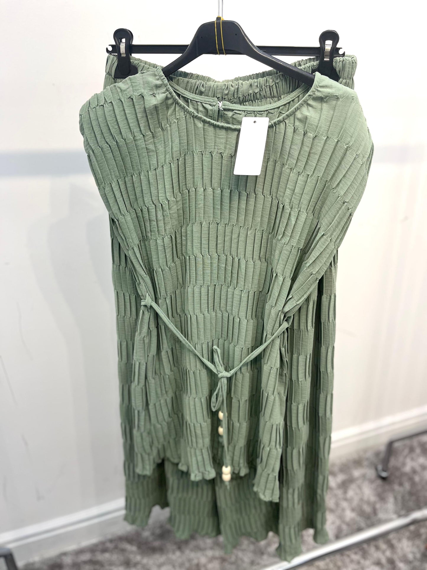 Pleated Co-ord Set Paris Collection