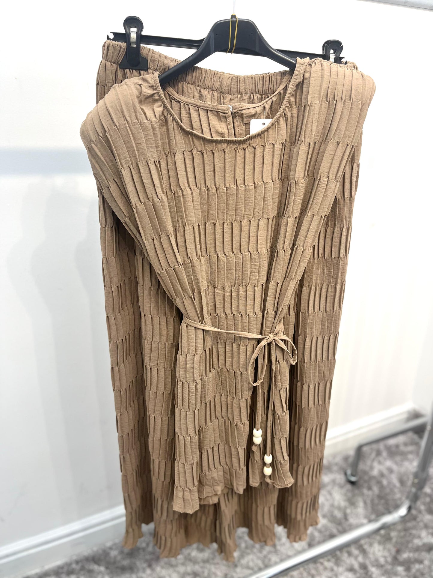 Pleated Co-ord Set Paris Collection