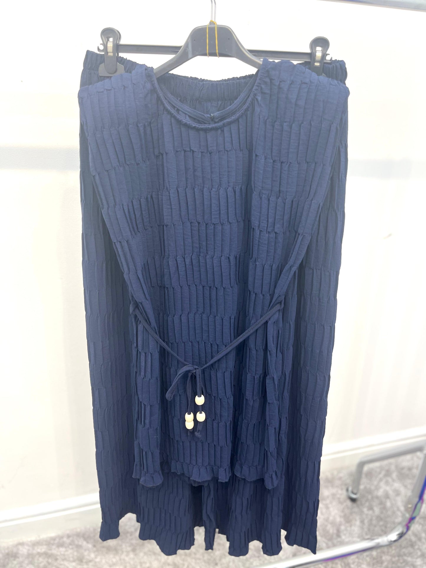 Pleated Co-ord Set Paris Collection