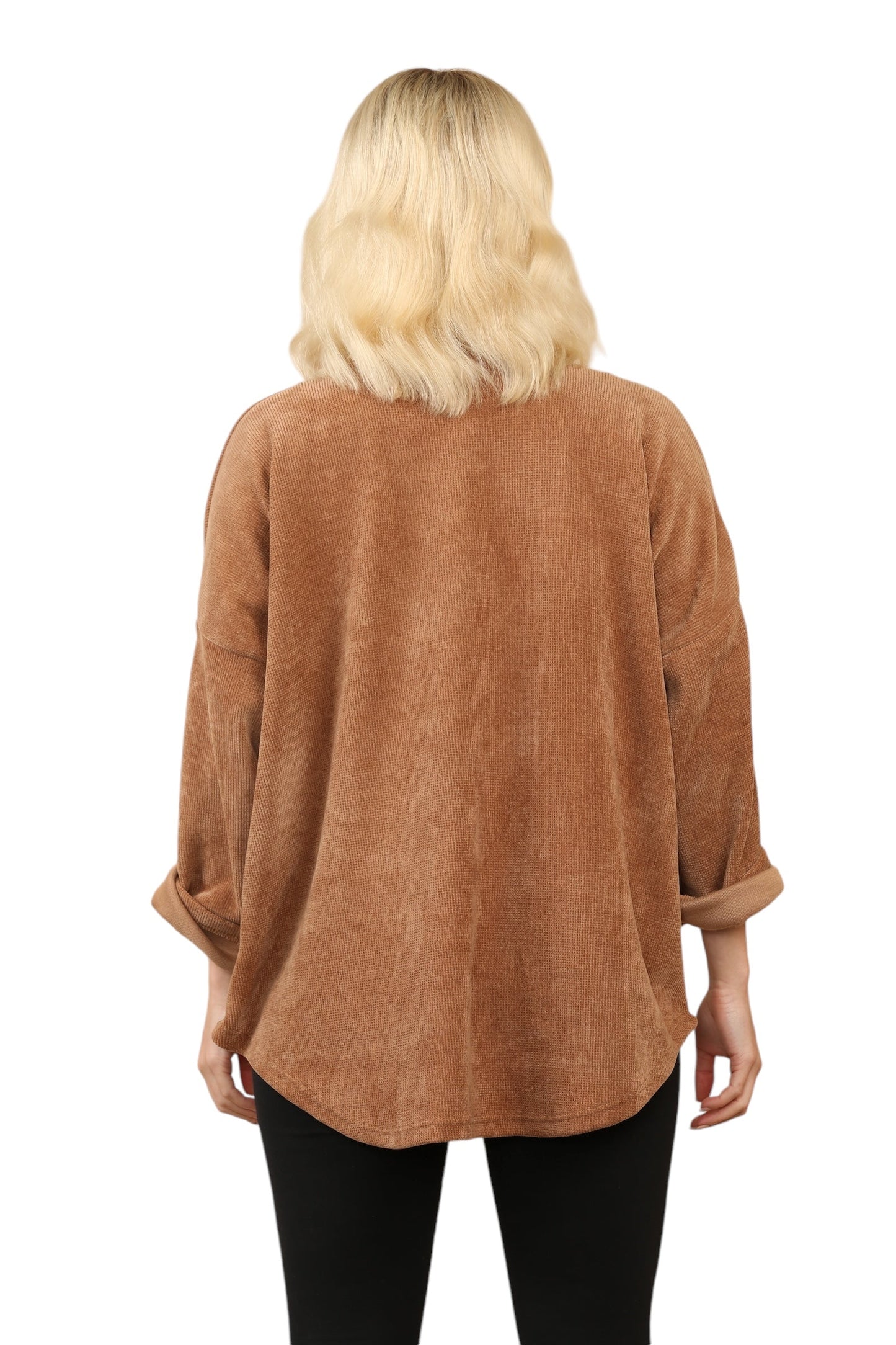 One Pocket Round Neck Tops