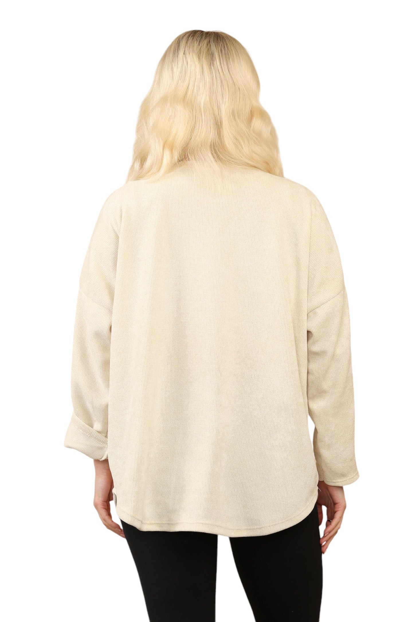 One Pocket Round Neck Tops