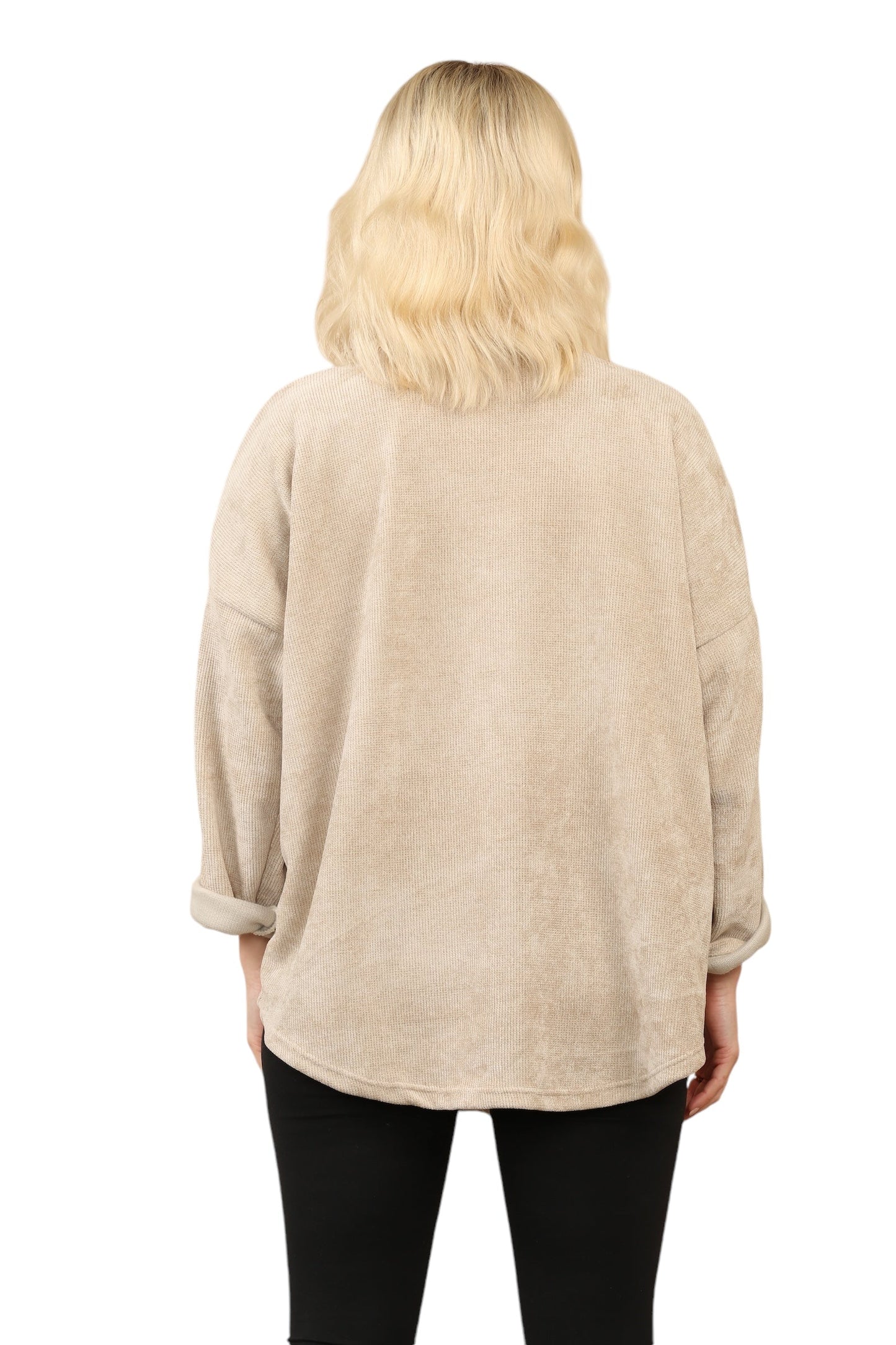 One Pocket Round Neck Tops