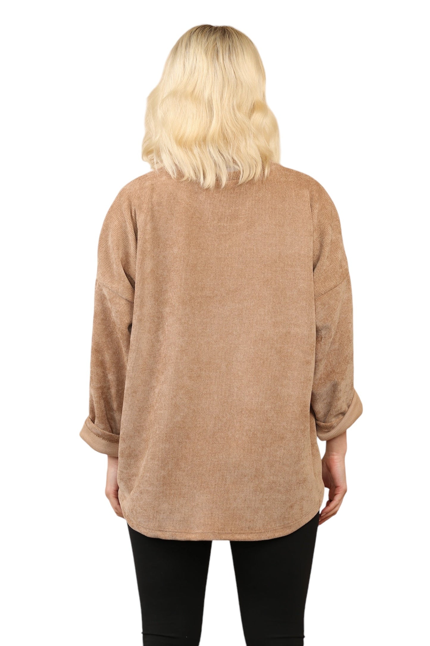 One Pocket Round Neck Tops