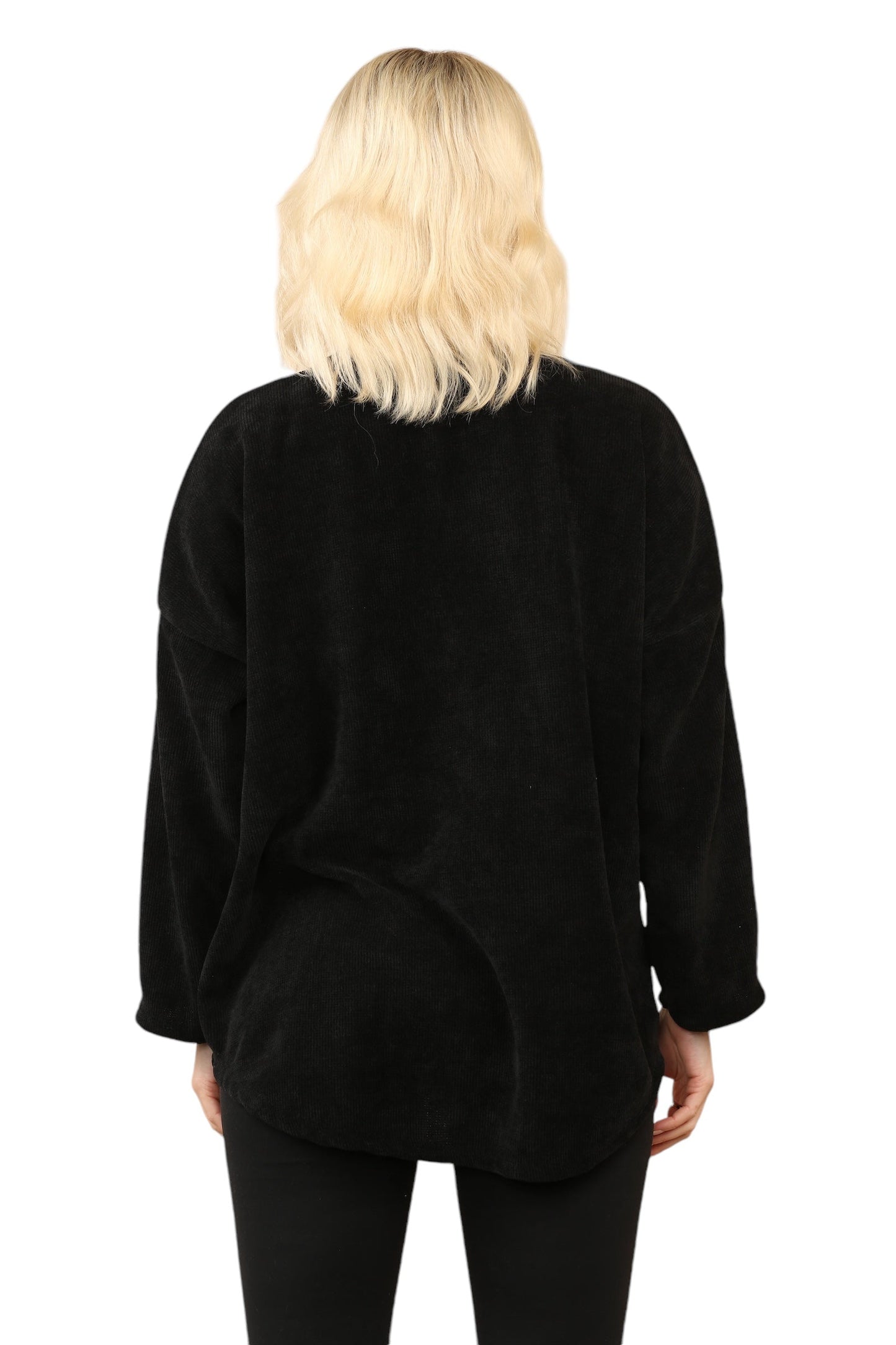 One Pocket Round Neck Tops