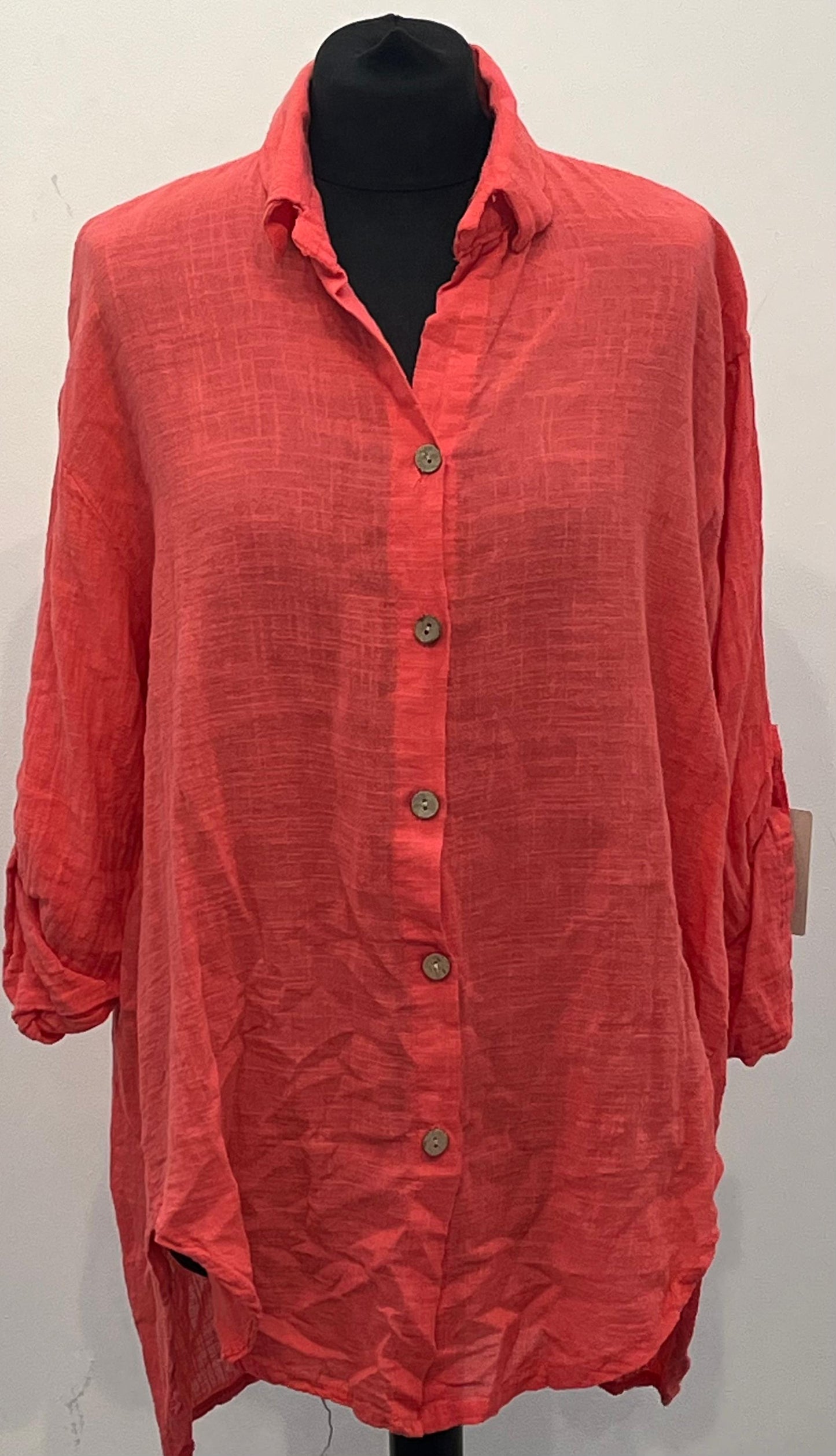 Women's Solid Color V-Neck Button-Down Pocket Blouse – U-Neck Shirt for Spring & Summer