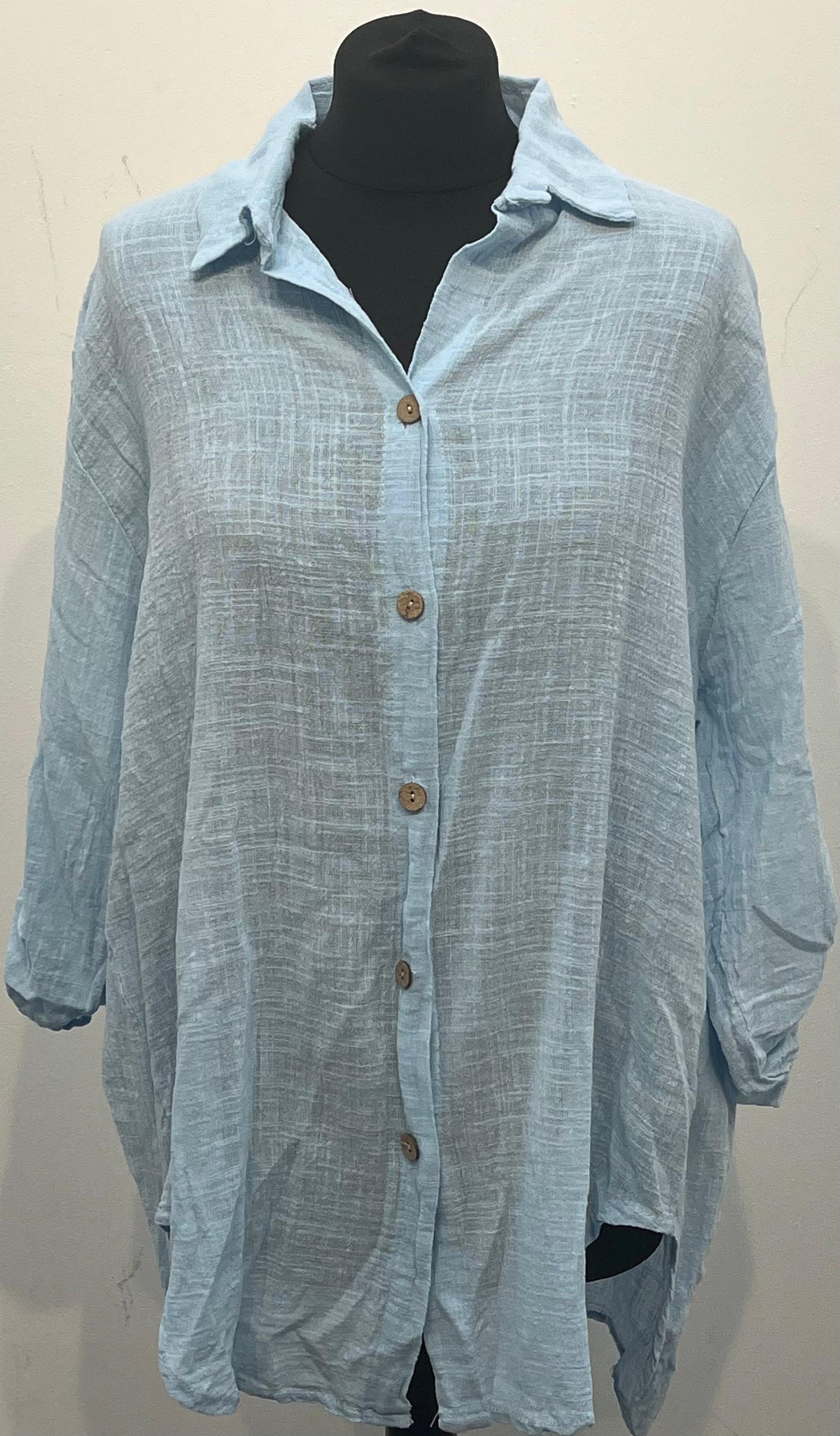 Women's Solid Color V-Neck Button-Down Pocket Blouse – U-Neck Shirt for Spring & Summer