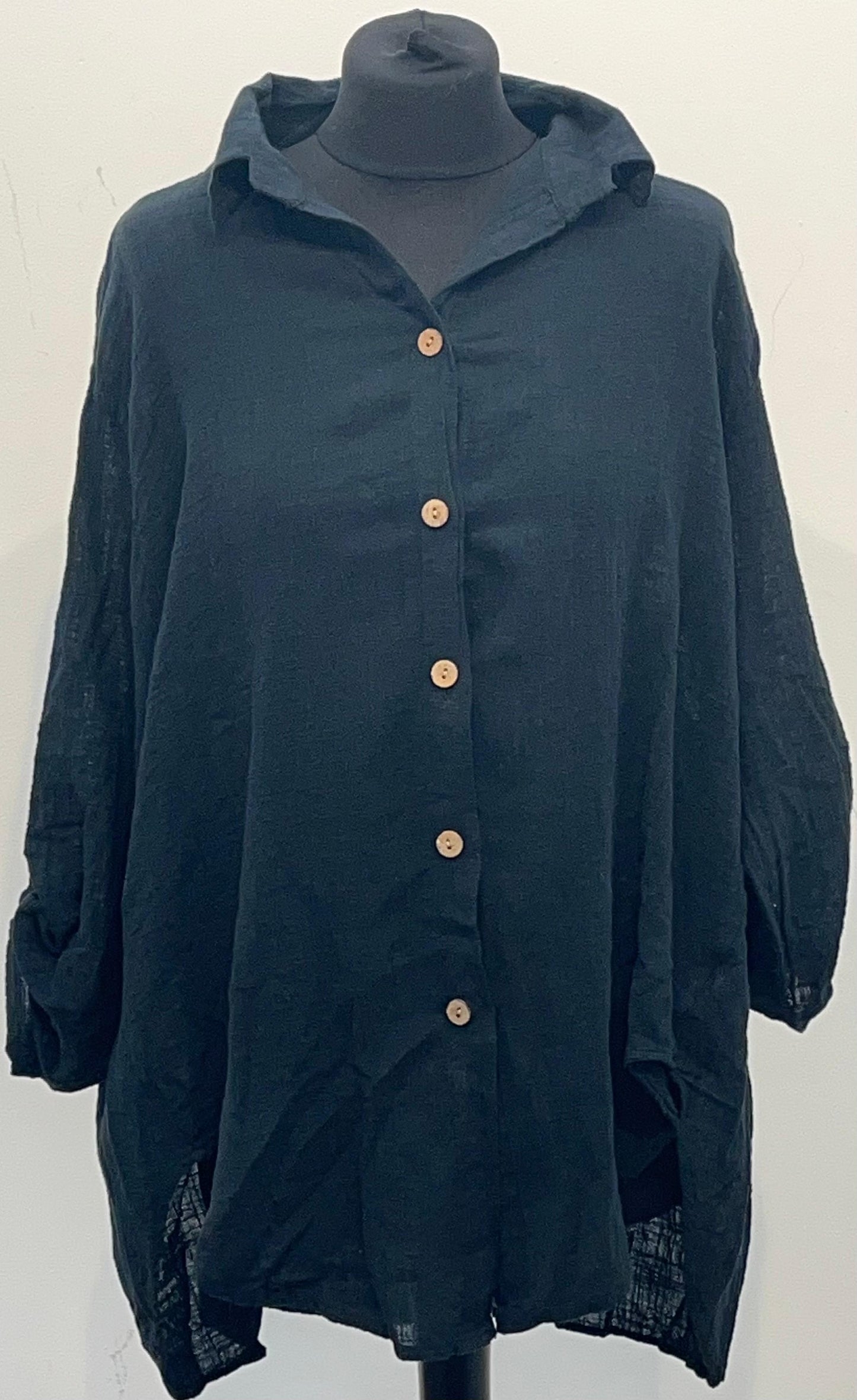 Women's Solid Color V-Neck Button-Down Pocket Blouse – U-Neck Shirt for Spring & Summer