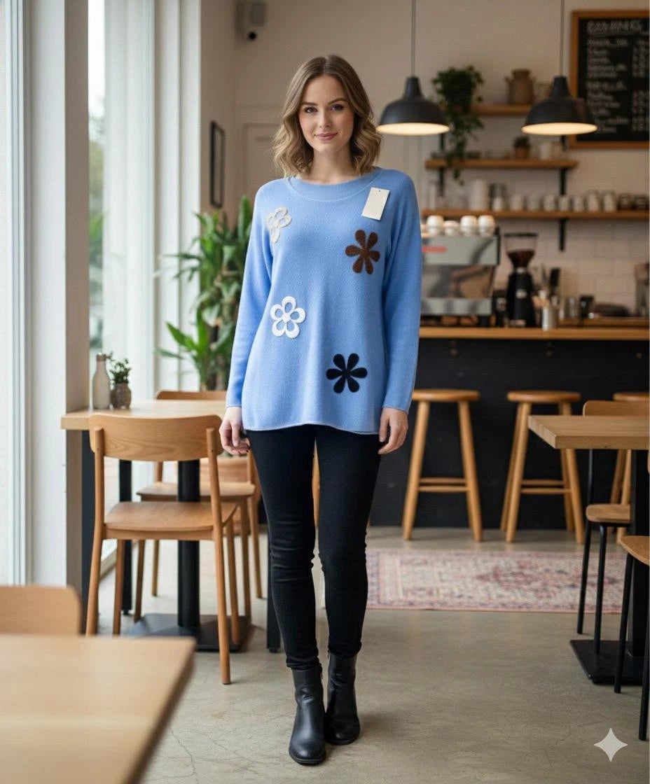 Paris Collection Soft Knit Jumper Effortless Italian Style