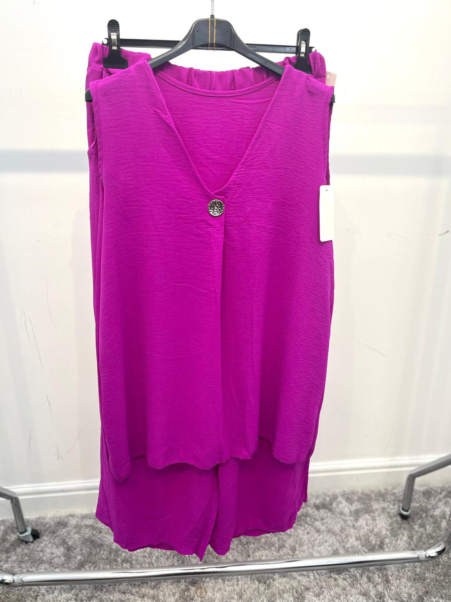 crinkle co-ord set or a tunic and shorts set
