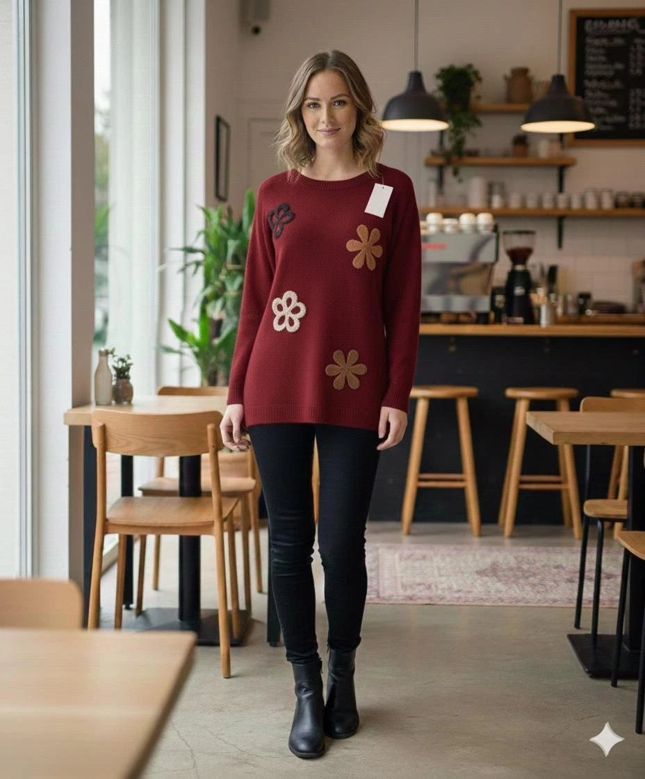 Paris Collection Soft Knit Jumper Effortless Italian Style
