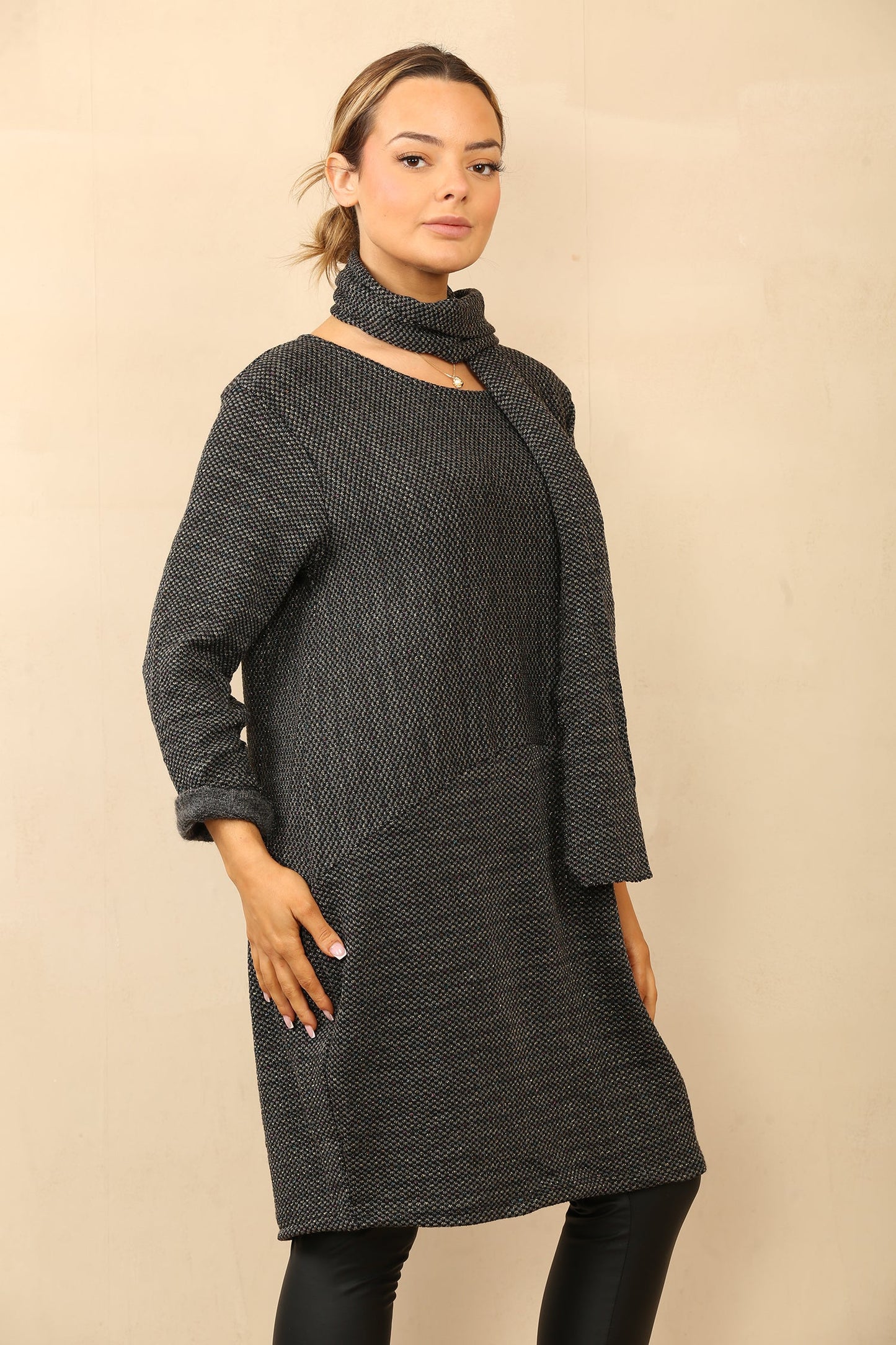 Mingal and Lurex Dress