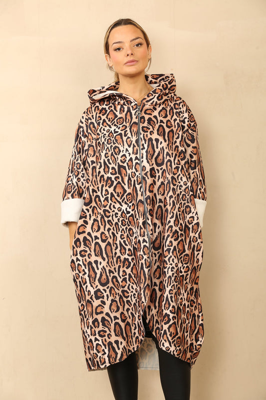 Leopard  print Full Coat length