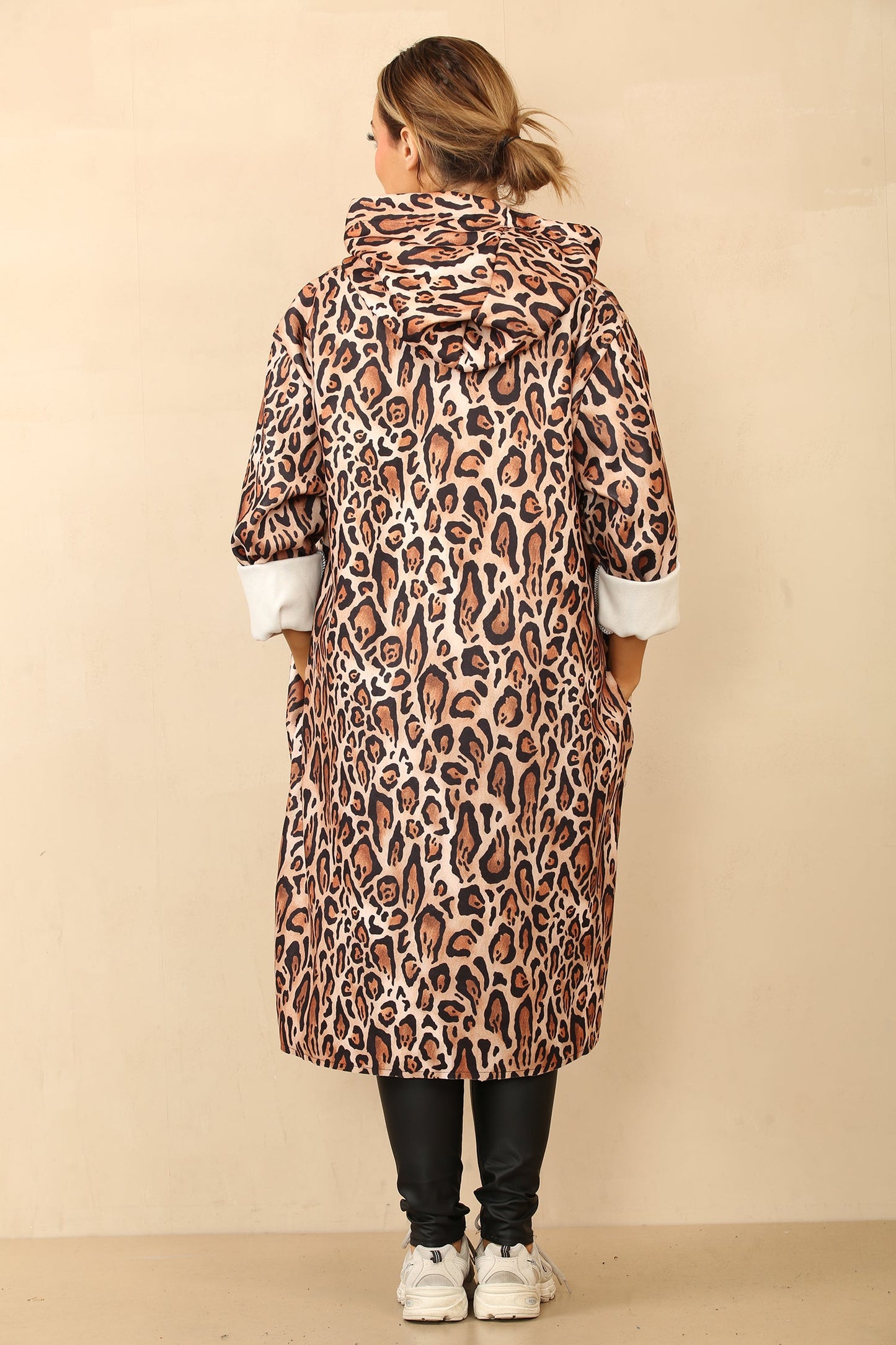 Leopard  print Full Coat length