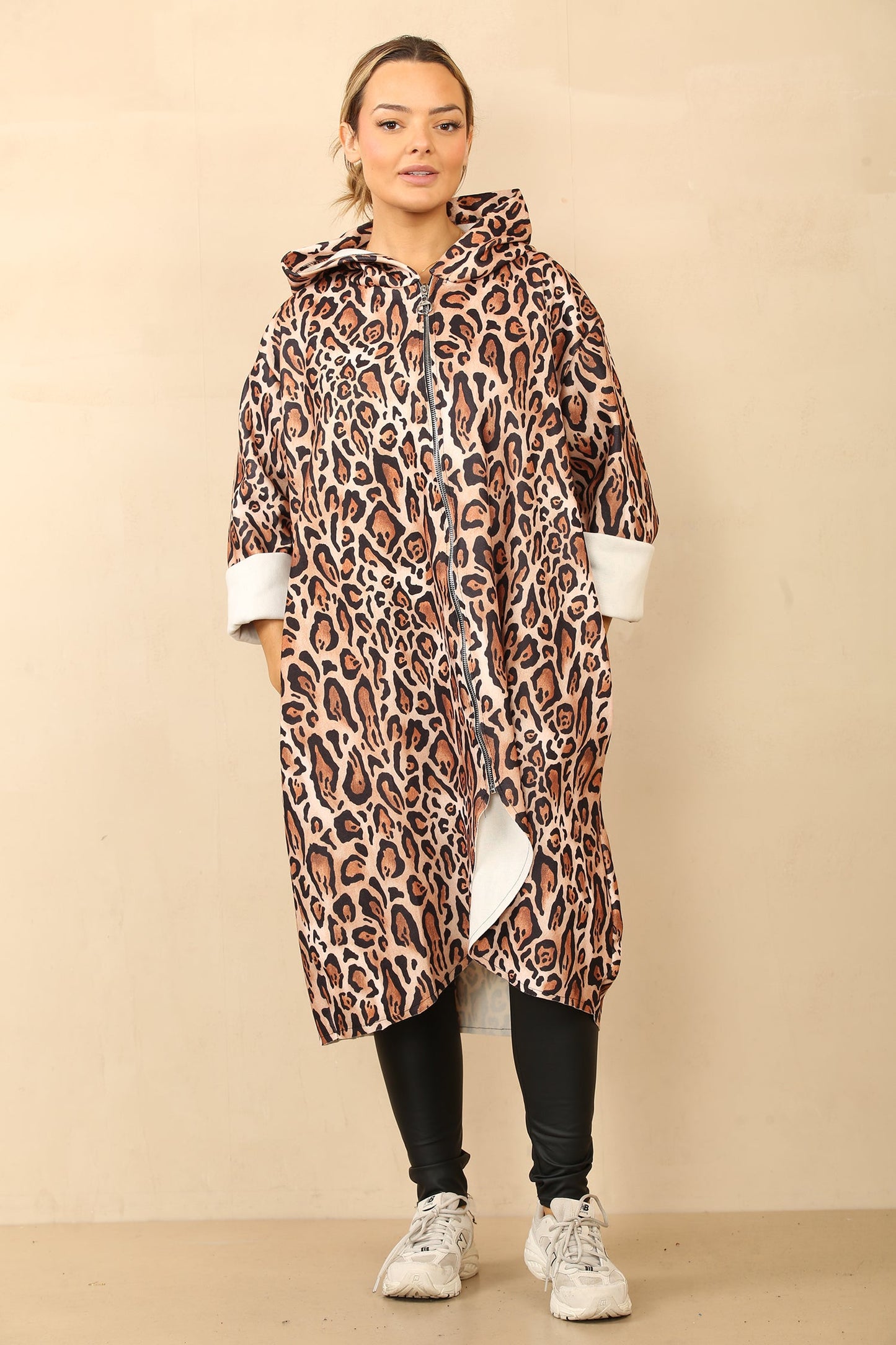 Leopard  print Full Coat length