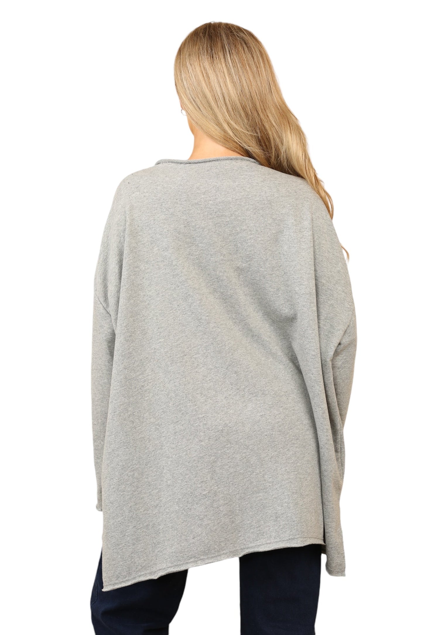 V Neck oversize jersey Top