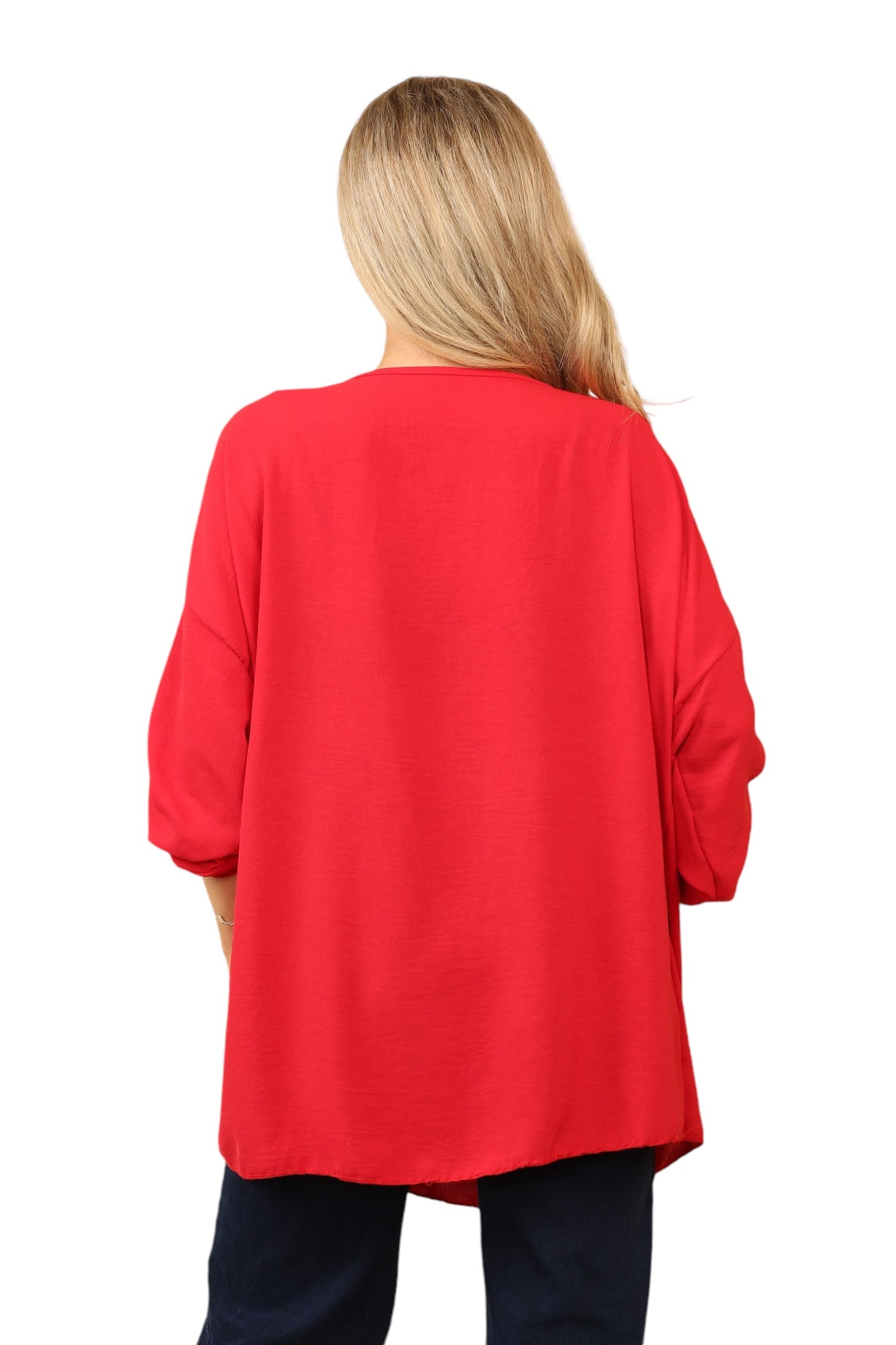 Round neck viscous with brass shoulder design