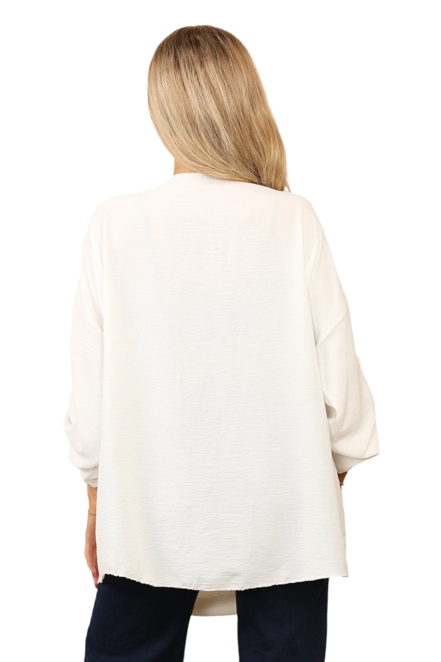 Round neck viscous with brass shoulder design