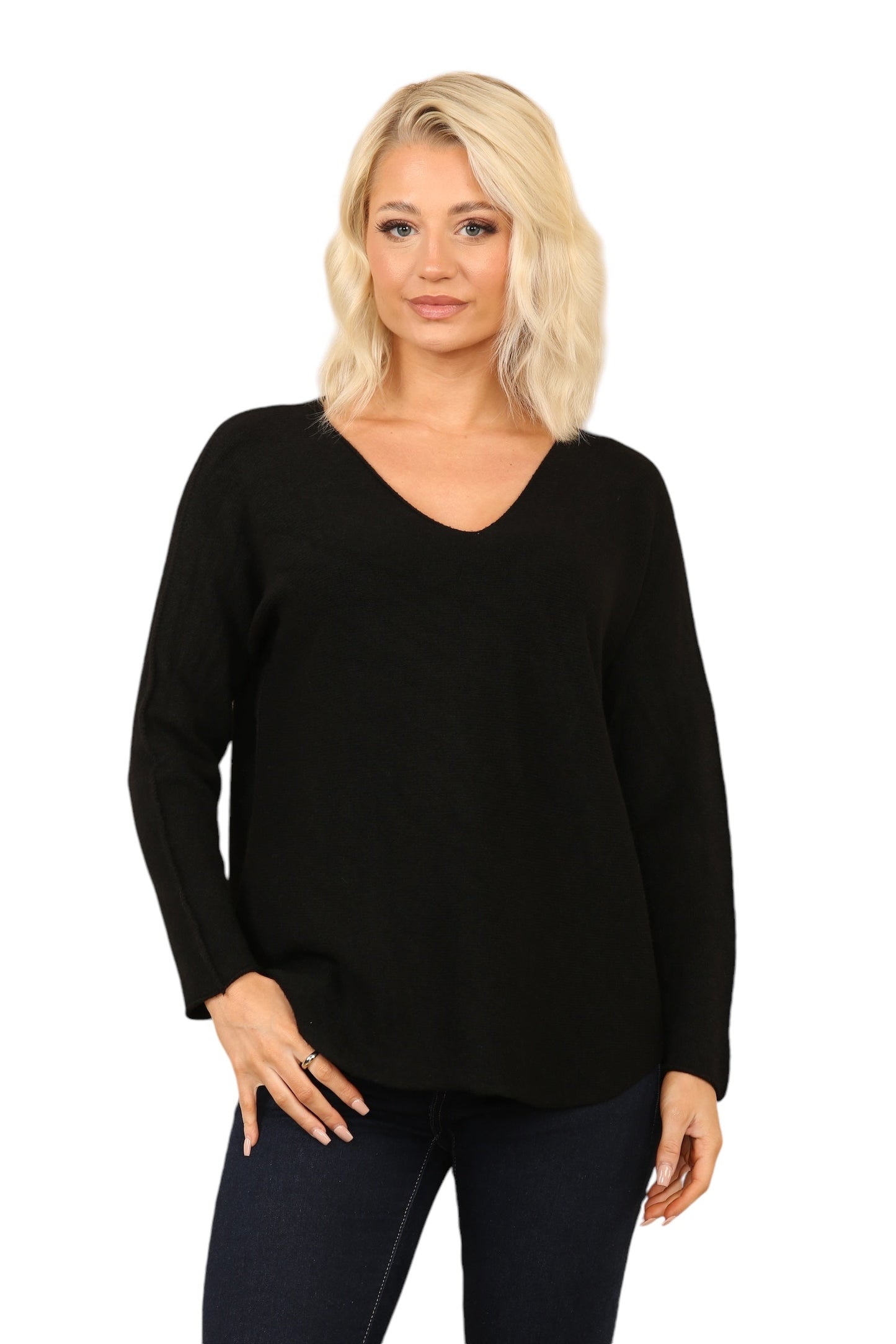 V Neck Soft Knit Jumper
