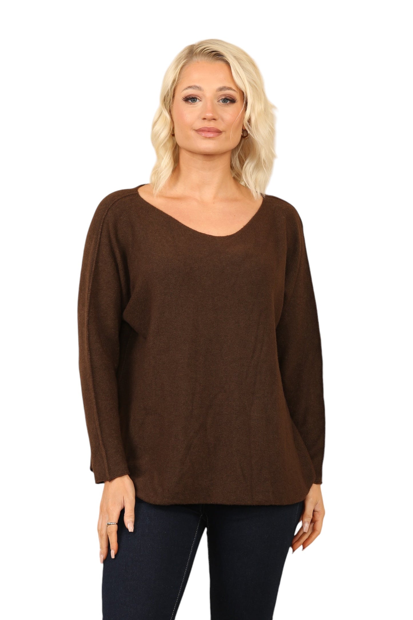 V Neck Soft Knit Jumper