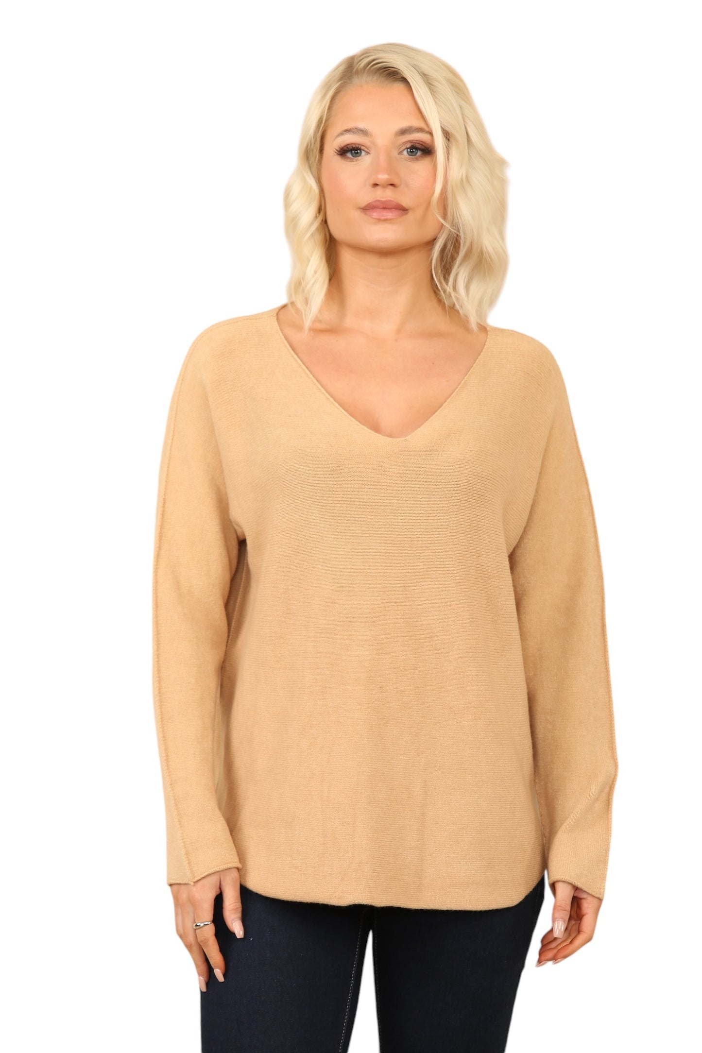 V Neck Soft Knit Jumper