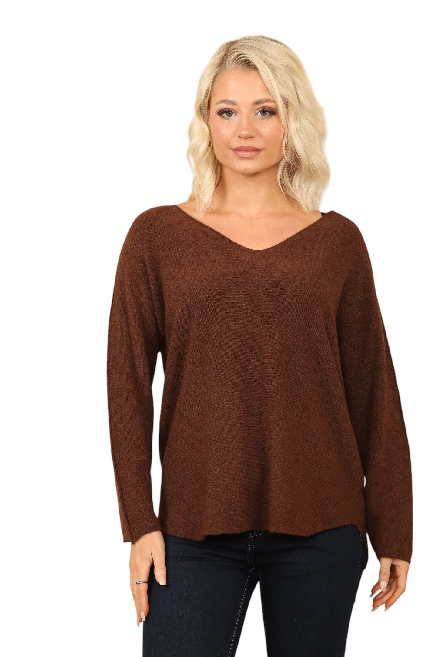 V Neck Soft Knit Jumper