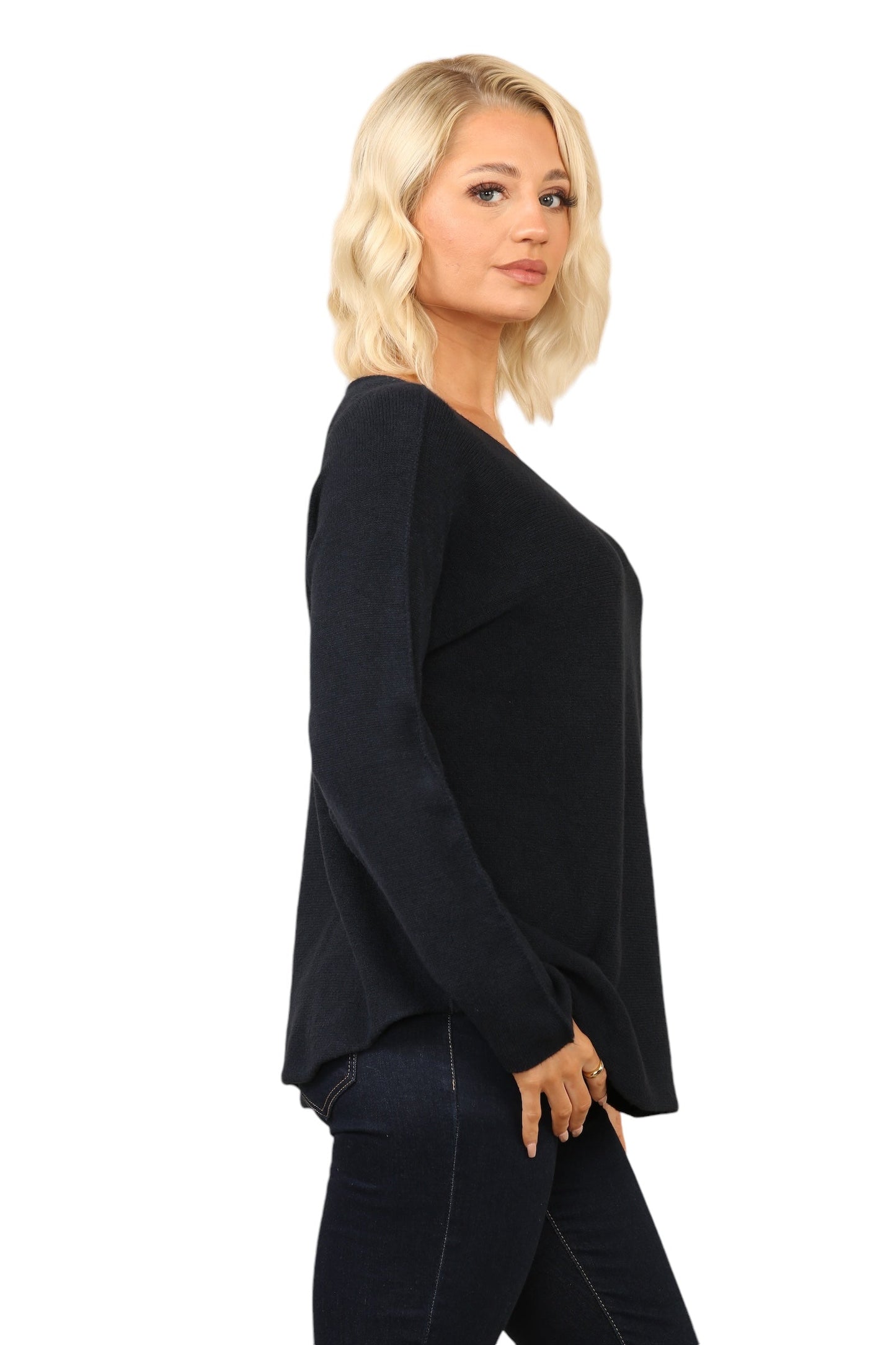 V Neck Soft Knit Jumper