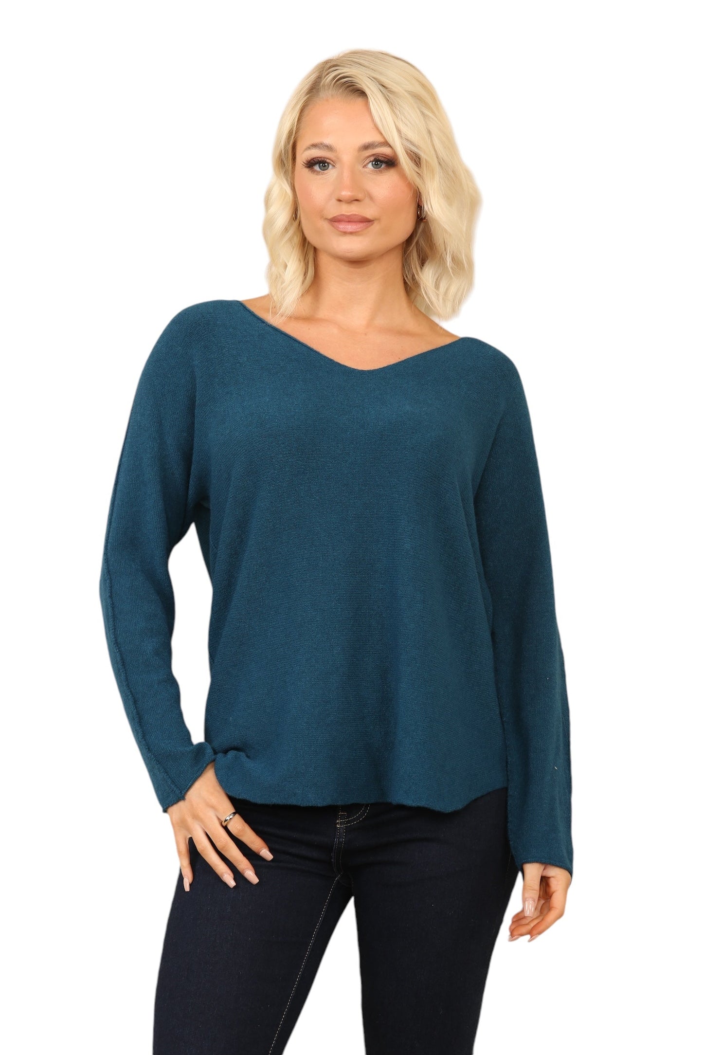 V Neck Soft Knit Jumper
