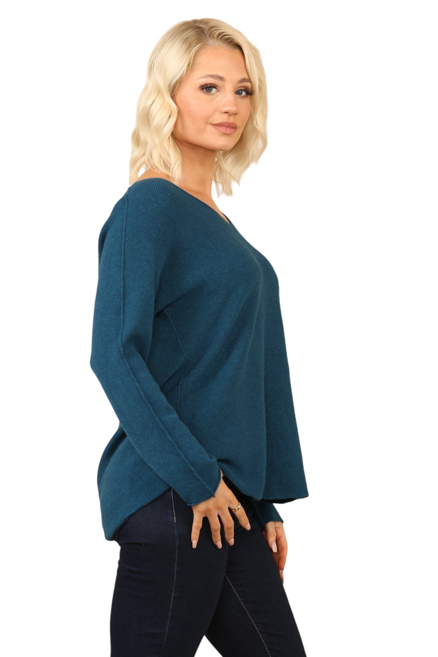 V Neck Soft Knit Jumper