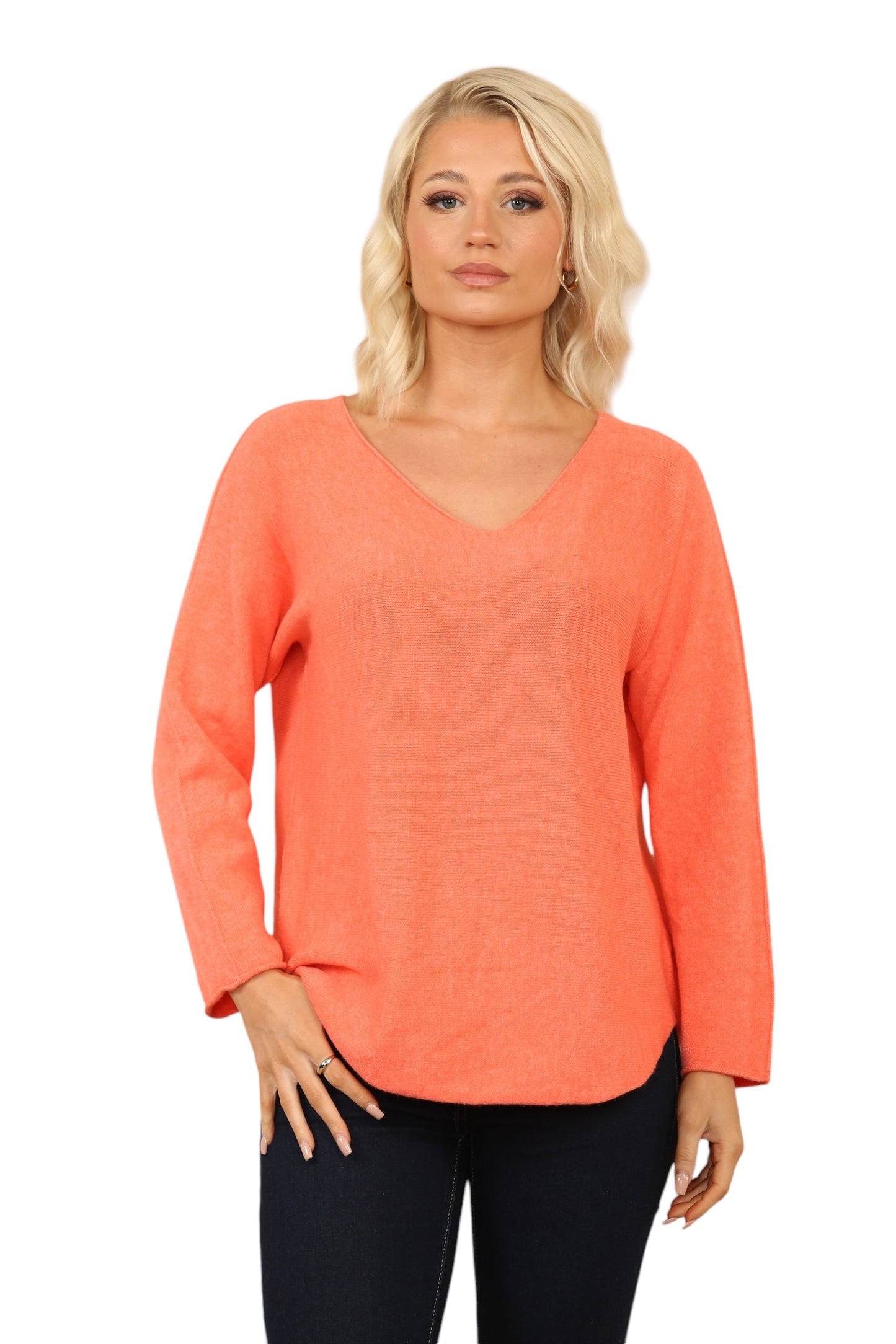 V Neck Soft Knit Jumper
