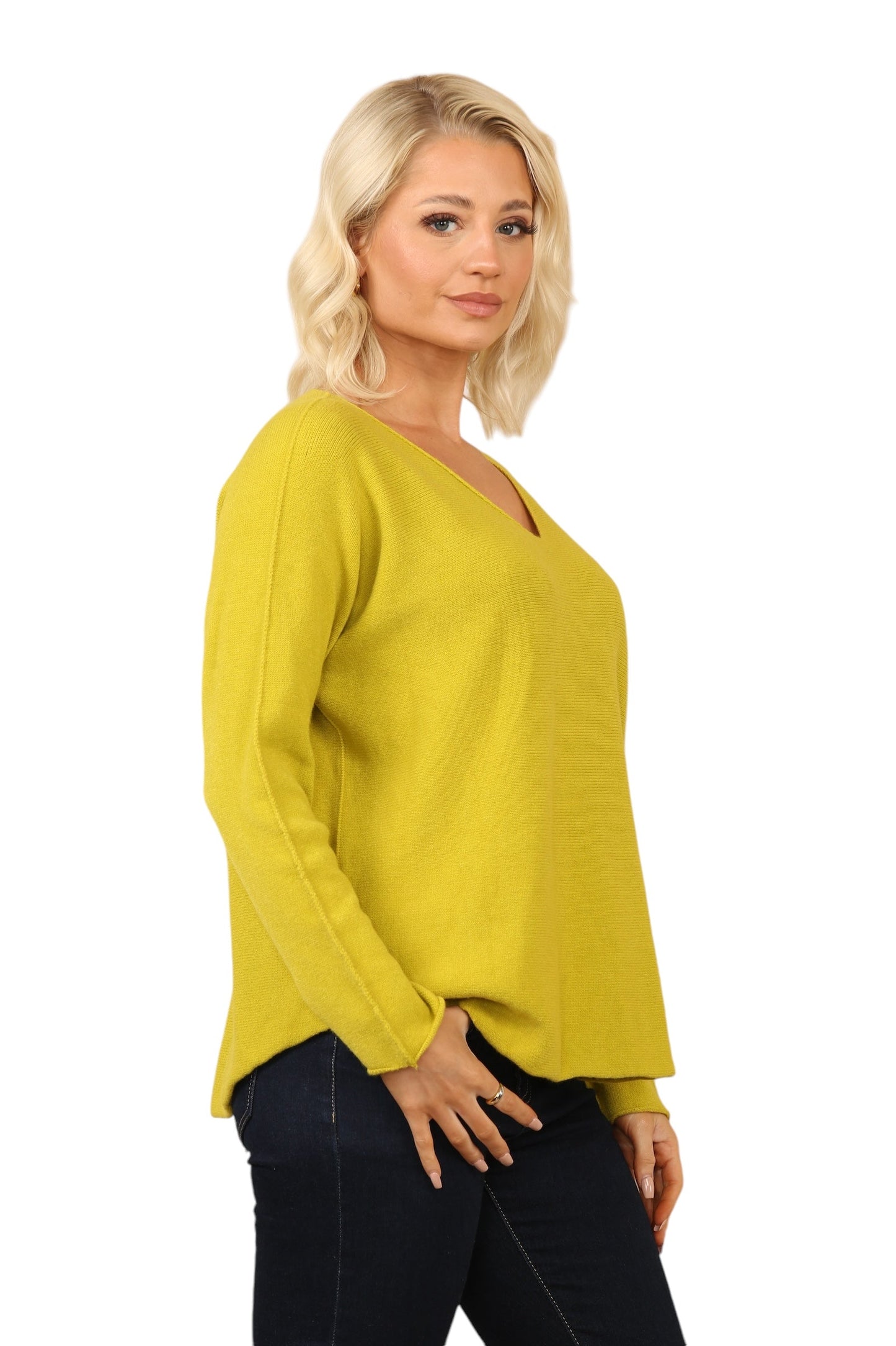 V Neck Soft Knit Jumper