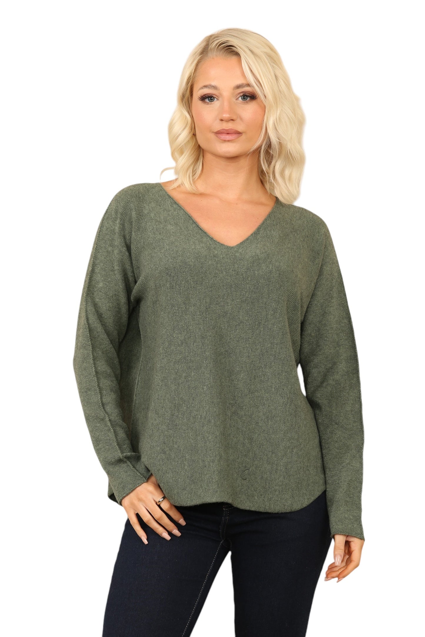 V Neck Soft Knit Jumper