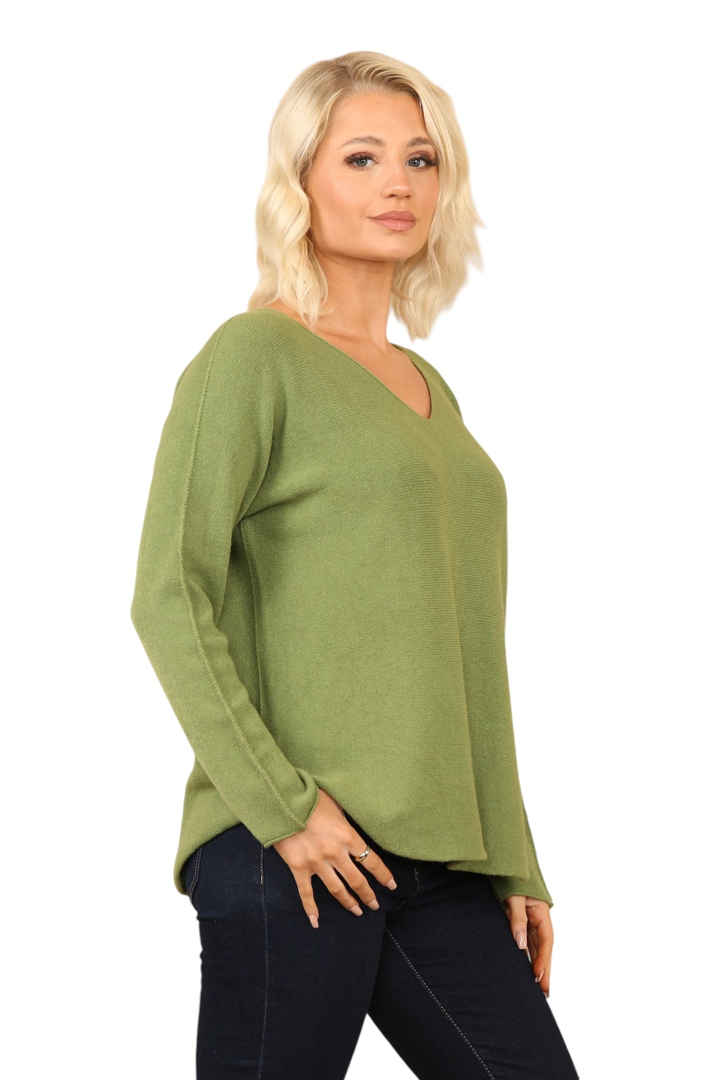 V Neck Soft Knit Jumper