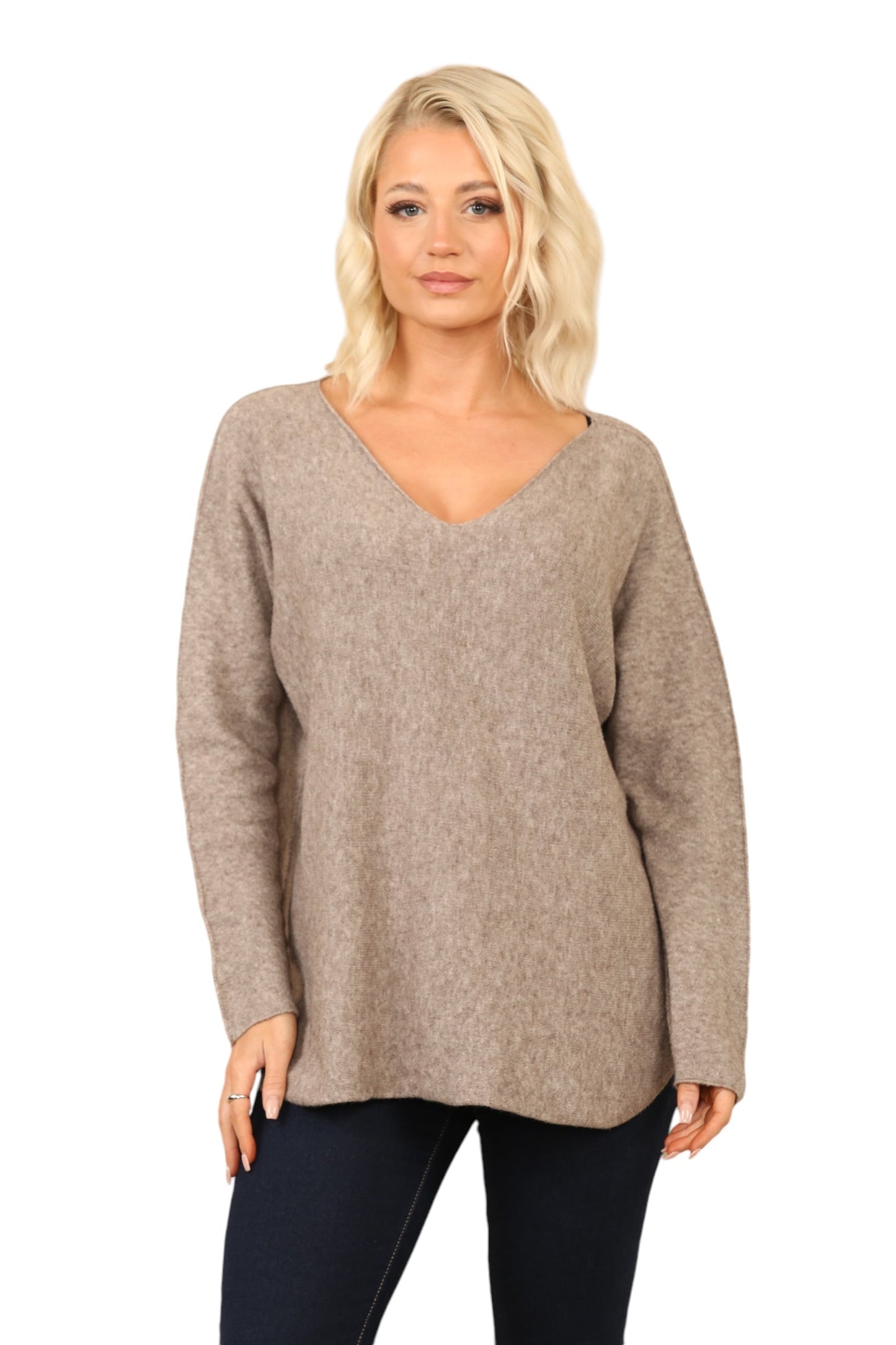 V Neck Soft Knit Jumper