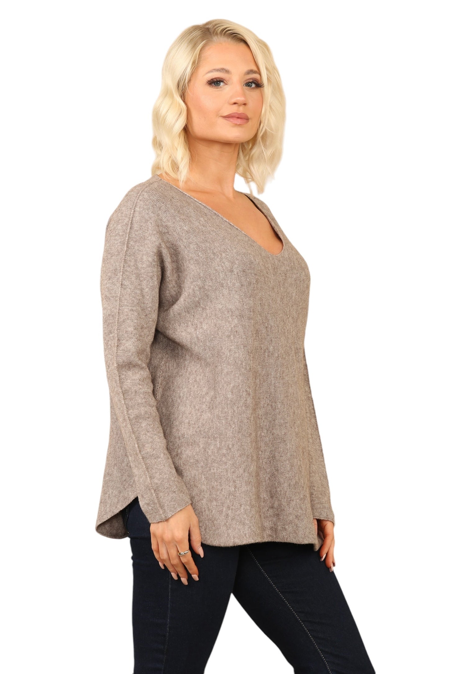 V Neck Soft Knit Jumper