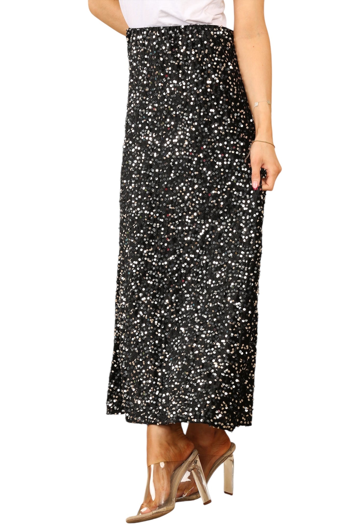 Full seqvin maxi skirt