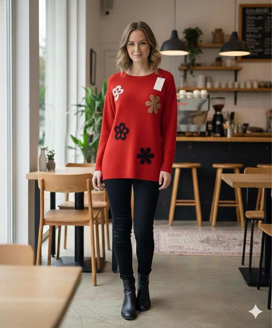 Paris Collection Soft Knit Jumper Effortless Italian Style